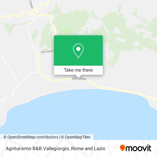 Agriturismo B&B Vallegiorgio map