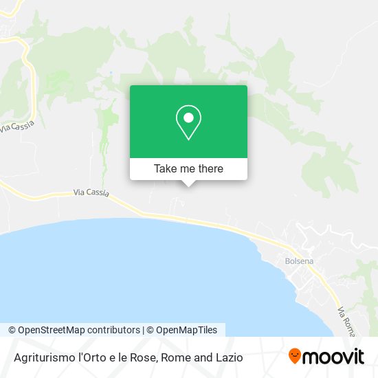 Agriturismo l'Orto e le Rose map