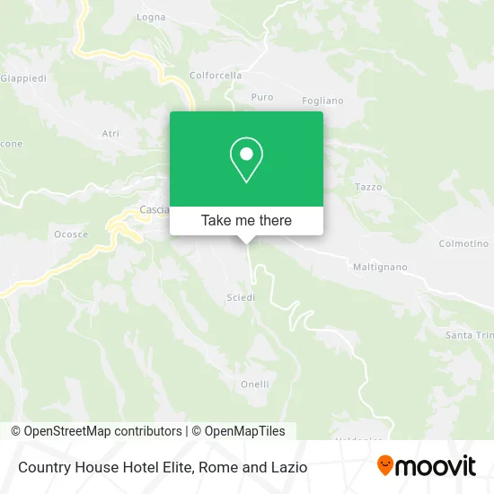 Country House Hotel Elite map