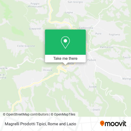 Magrelli Prodotti Tipici map