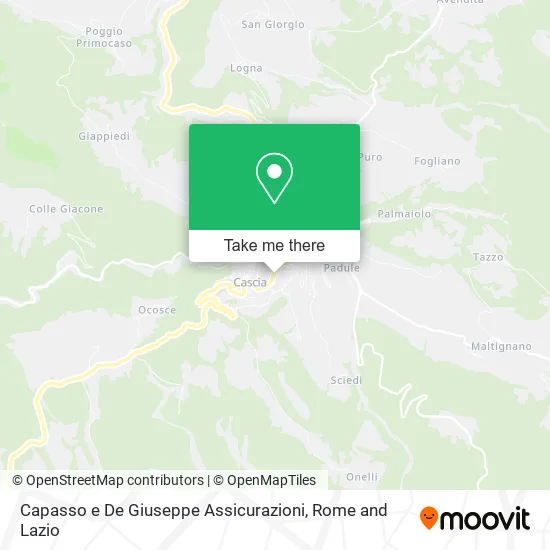 Capasso and De Giuseppe Insurance map