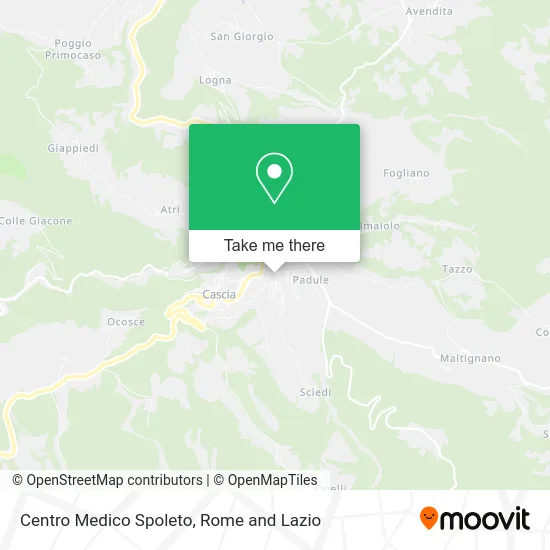 Spoleto Medical Center map