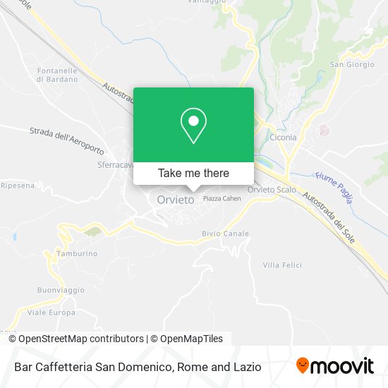 Bar Caffetteria San Domenico map