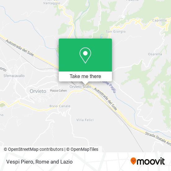 Vespi Piero map