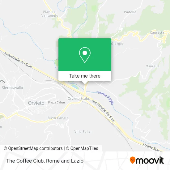 The Coffee Club map