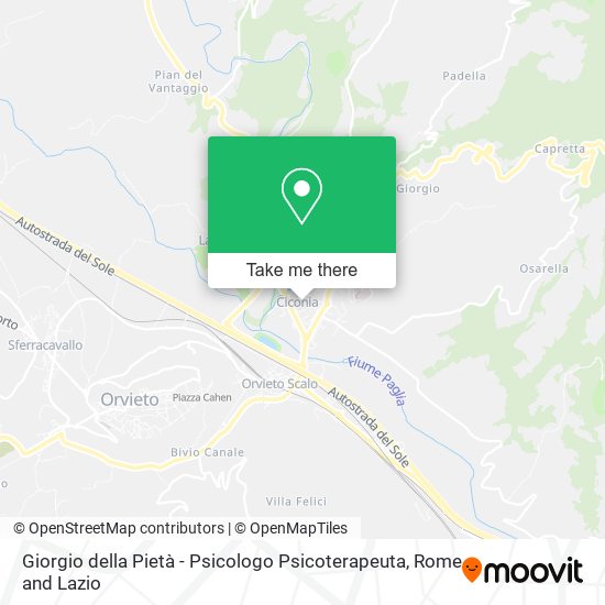Giorgio della Pietà - Psicologo Psicoterapeuta map