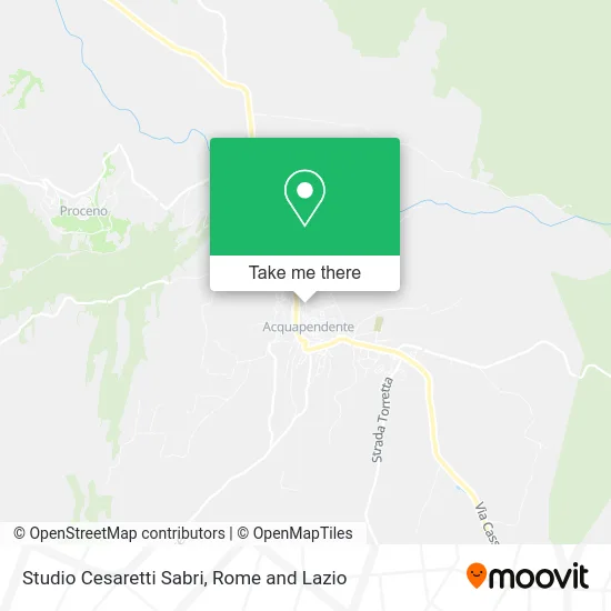 Studio Cesaretti Sabri map