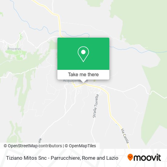 Tiziano Mitos Snc - Parrucchiere map