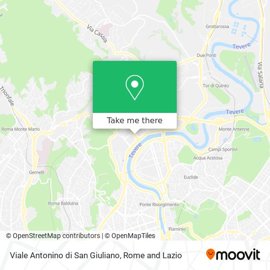 Viale Antonino di San Giuliano map