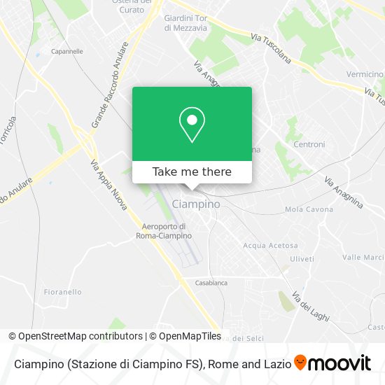 Ciampino (Stazione di Ciampino FS) map