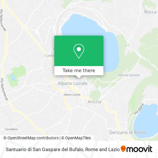 Santuario di San Gaspare del Bufalo map