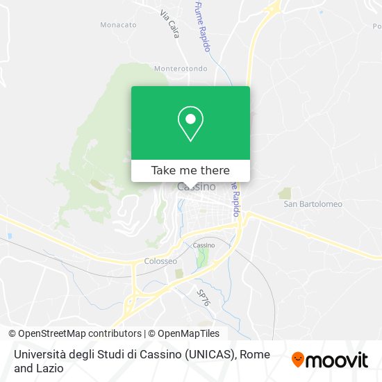Università degli Studi di Cassino (UNICAS) map