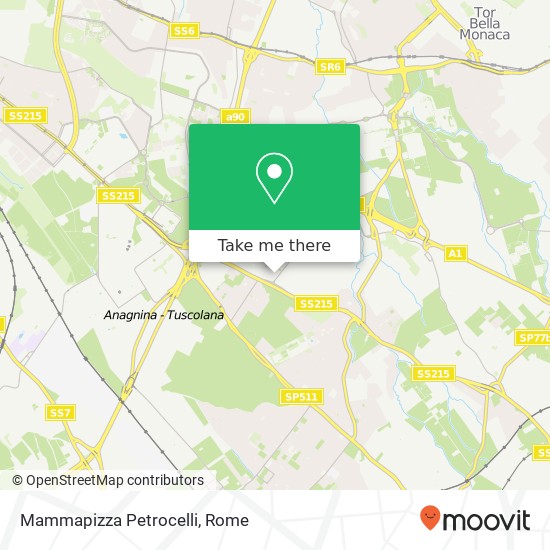 Mammapizza Petrocelli map