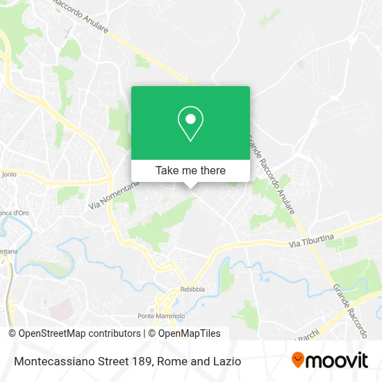 Montecassiano Street 189 map