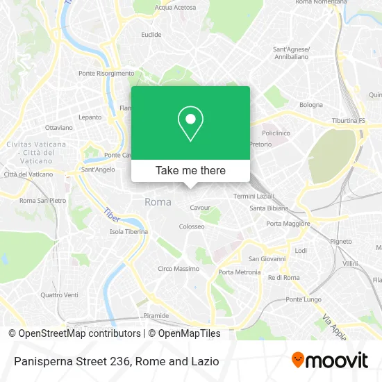 Panisperna Street 236 map