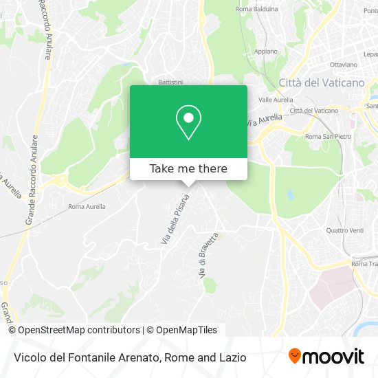 Vicolo del Fontanile Arenato map