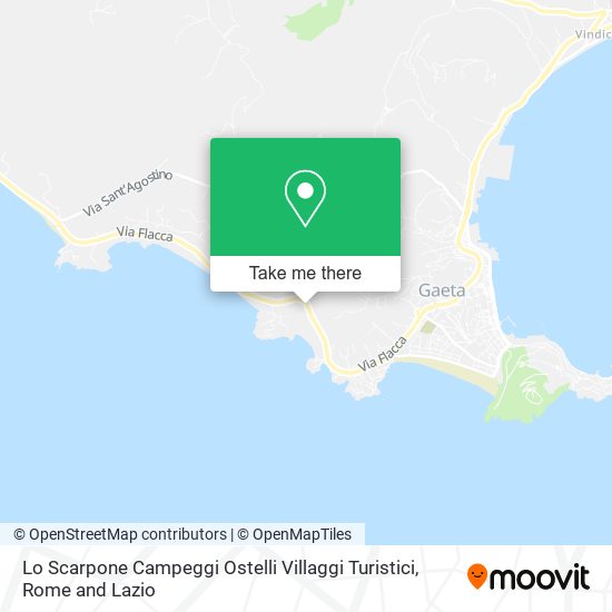 Lo Scarpone Campeggi Ostelli Villaggi Turistici map