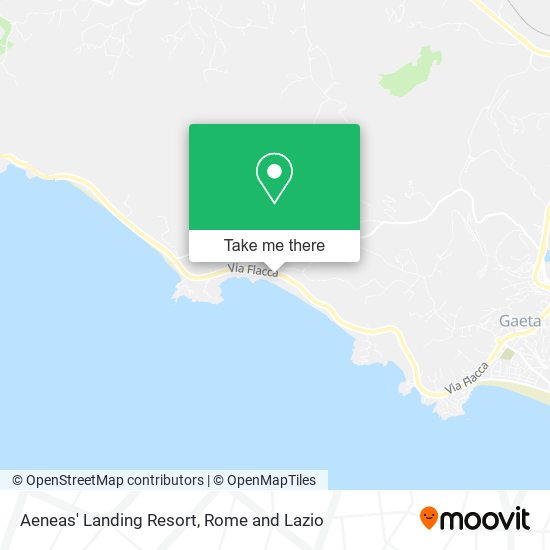 Aeneas' Landing Resort map