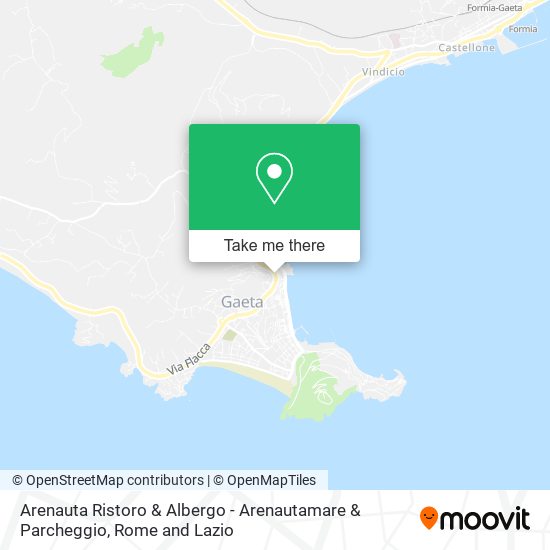 Arenauta Ristoro & Albergo - Arenautamare & Parcheggio map