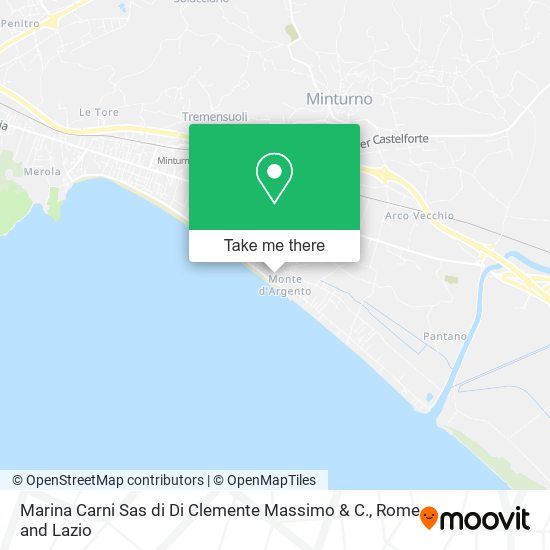 Marina Carni Sas di Di Clemente Massimo & C. map