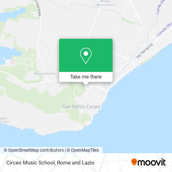 Circeo Music School map
