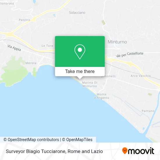 Surveyor Biagio Tucciarone map