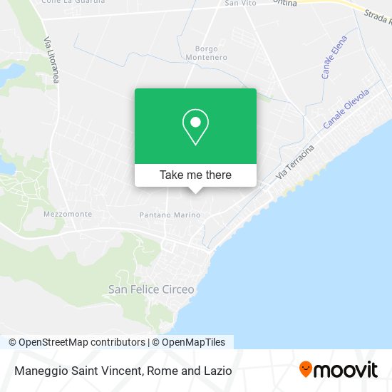 Maneggio Saint Vincent map