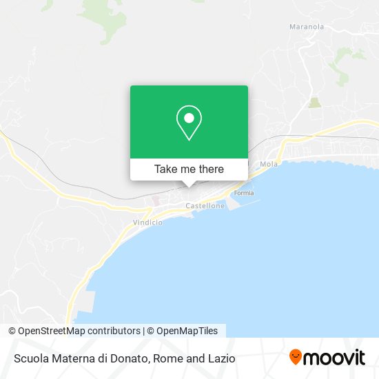 Scuola Materna di Donato map