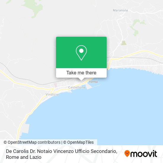 De Carolis Dr. Notaio Vincenzo Ufficio Secondario map