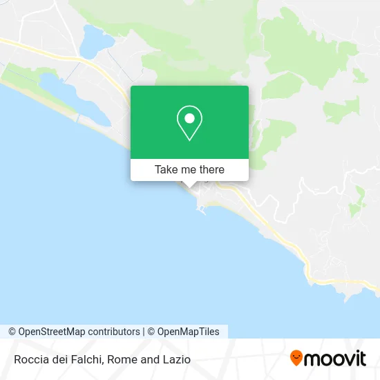 Roccia dei Falchi map