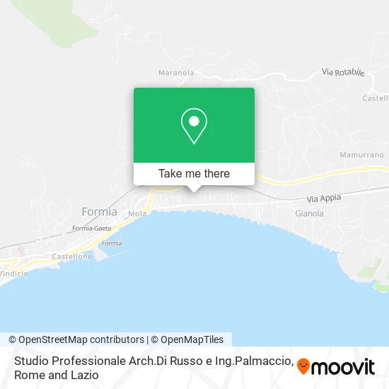 Professional Studio of Architect Di Russo and Engineer Palmaccio map