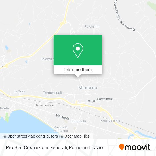 Pro.Ber. Costruzioni Generali map