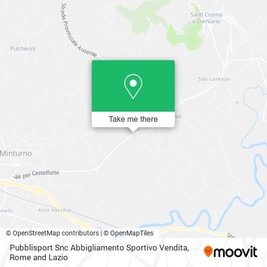 Pubblisport Snc Abbigliamento Sportivo Vendita map