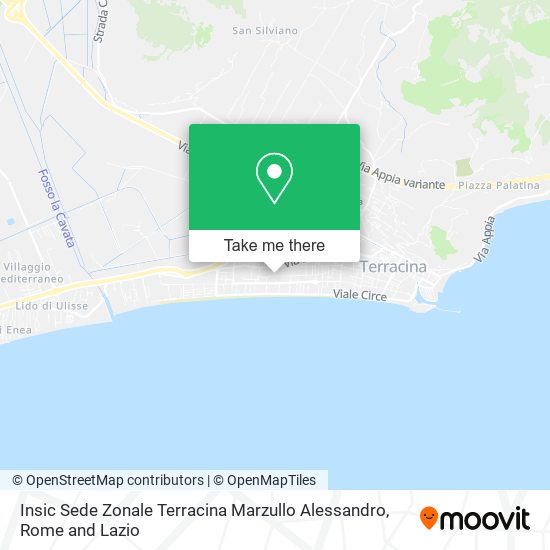 Insic Sede Zonale Terracina Marzullo Alessandro map
