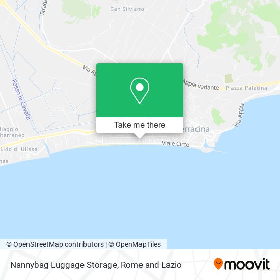 Nannybag Luggage Storage map