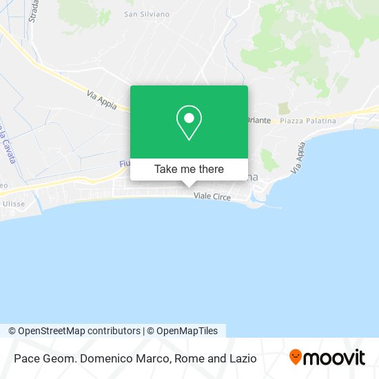 Pace Geom. Domenico Marco map