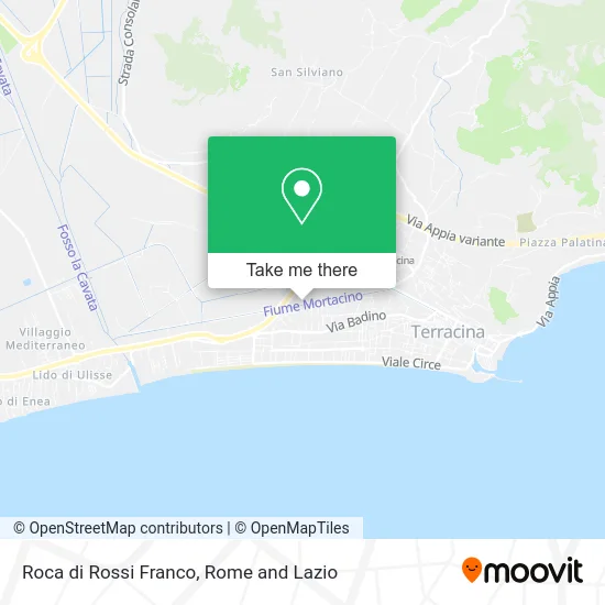 Franco Roca di Rossi map