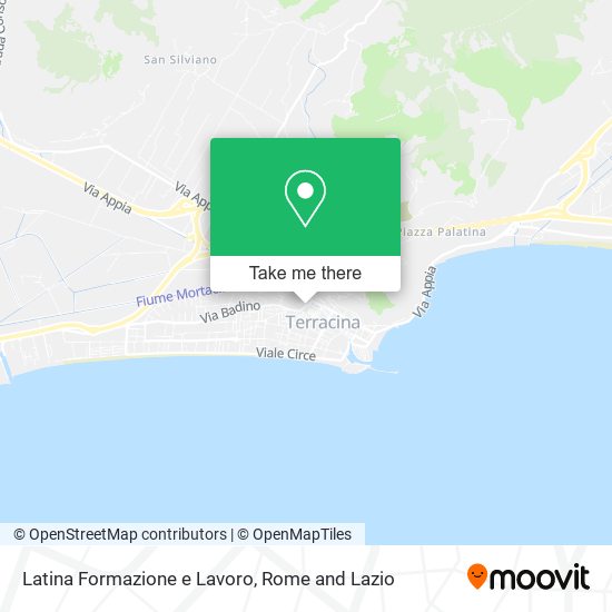 Latina Formazione e Lavoro map