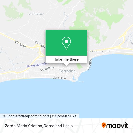 Zardo Maria Cristina map