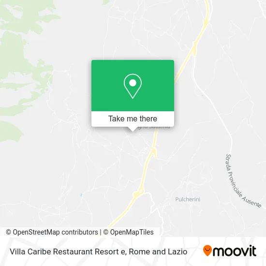 Villa Caribe Restaurant Resort map