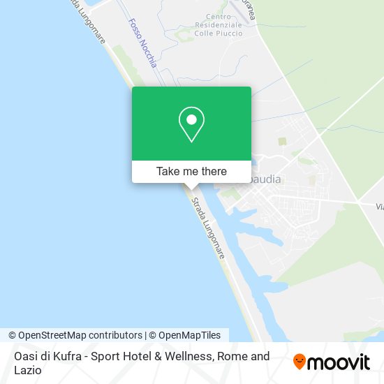 Oasi di Kufra - Sport Hotel & Wellness map