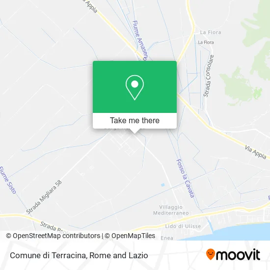 Comune di Terracina map