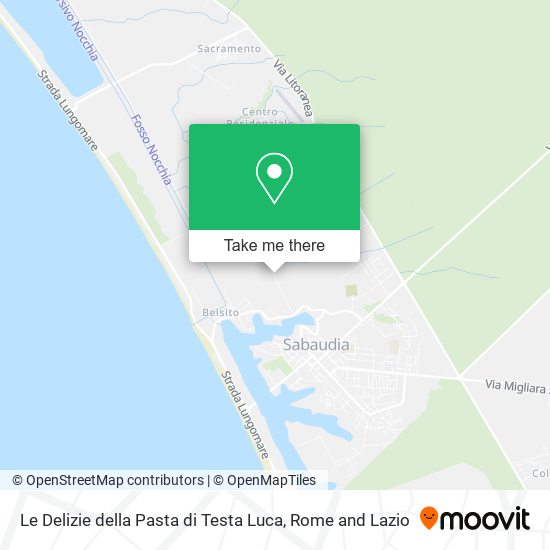 Le Delizie della Pasta di Testa Luca map