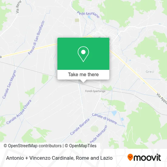 Antonio + Vincenzo Cardinale map