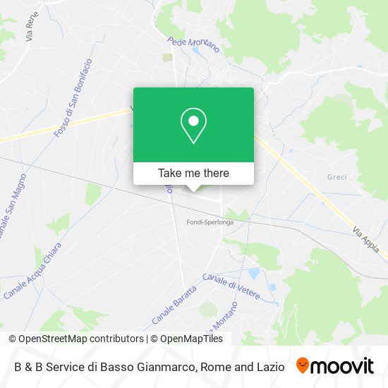B & B Service di Basso Gianmarco map