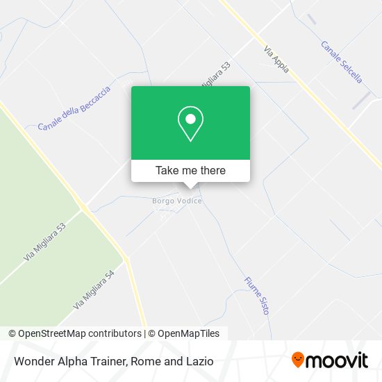 Wonder Alpha Trainer map