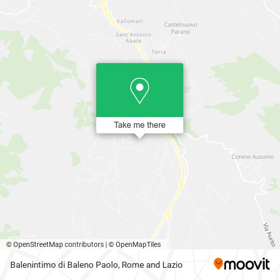 Balenintimo di Baleno Paolo map