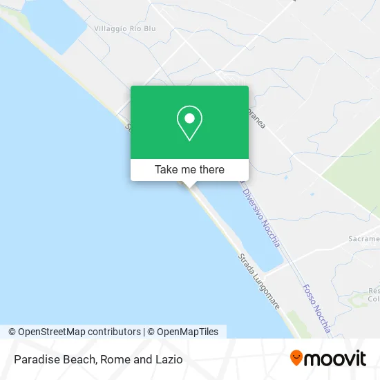 Paradise Beach map