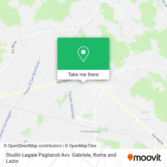Pagliaroli Legal Studio - Lawyer Gabriele map