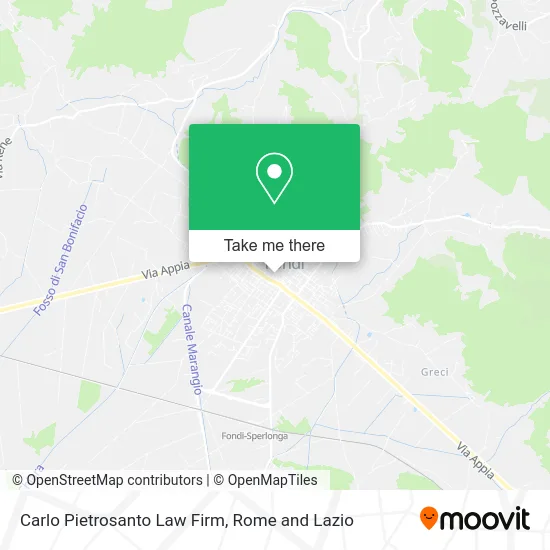 Carlo Pietrosanto Law Firm map